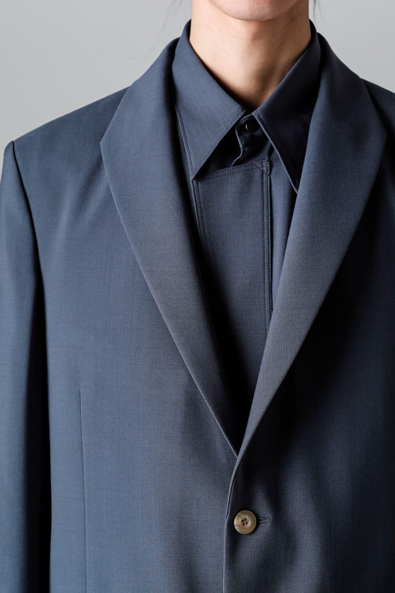 Modified Shawl Collar Jacket (polyester wool)