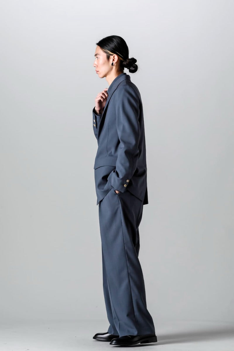 Modified Shawl Collar Jacket (polyester wool)