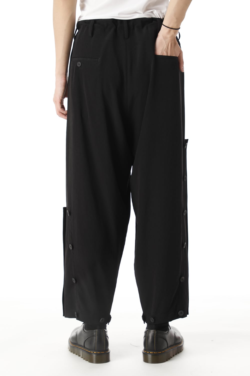 Side button Tuxedo cloth Pants