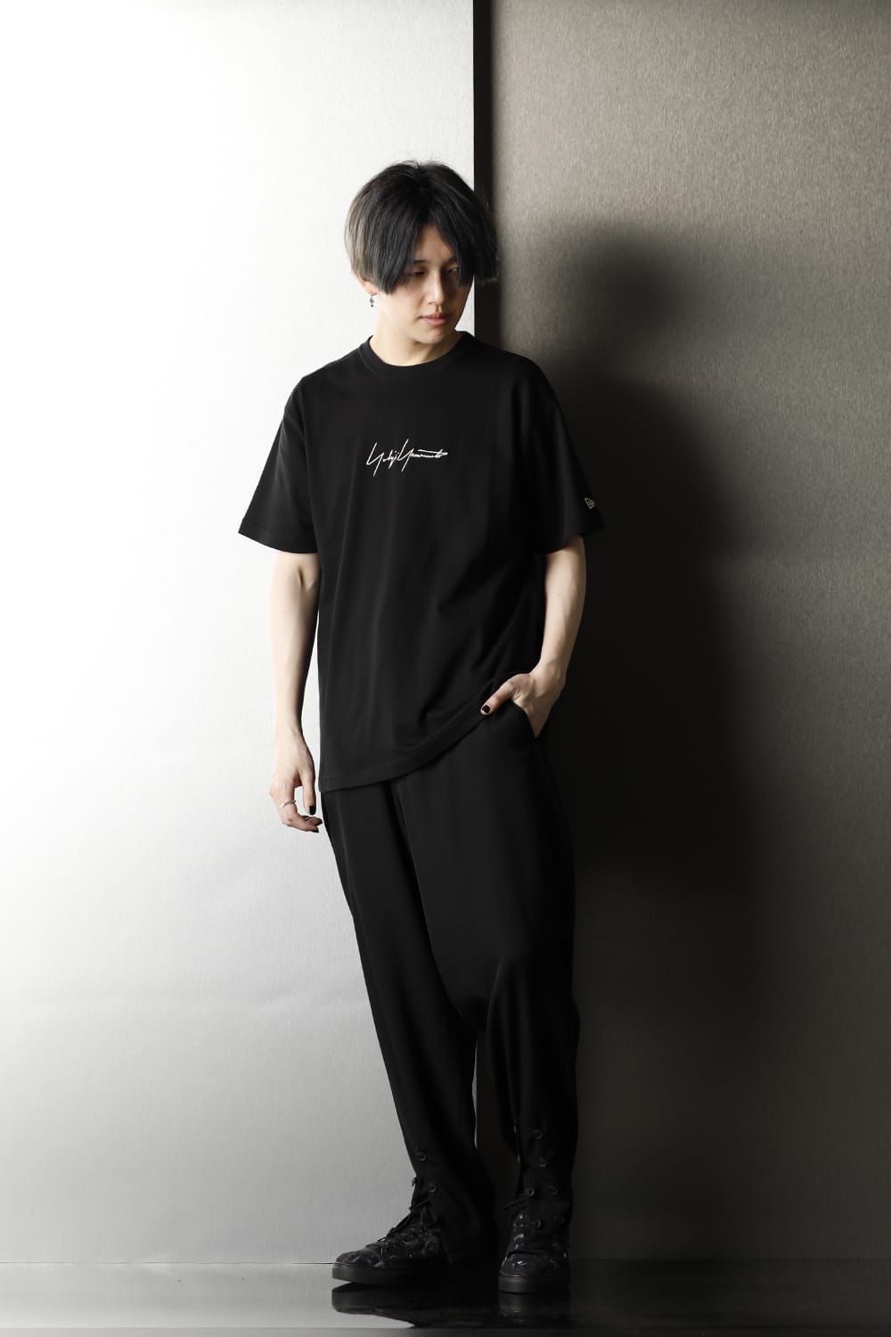 New Era × Yohji Yamamoto Short sleeve T-shirt