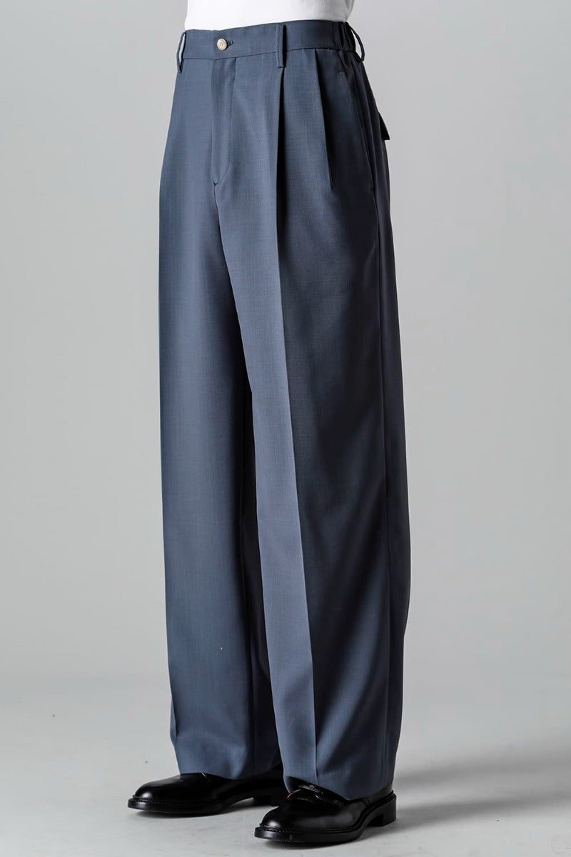 Two Tucks Wide Pants