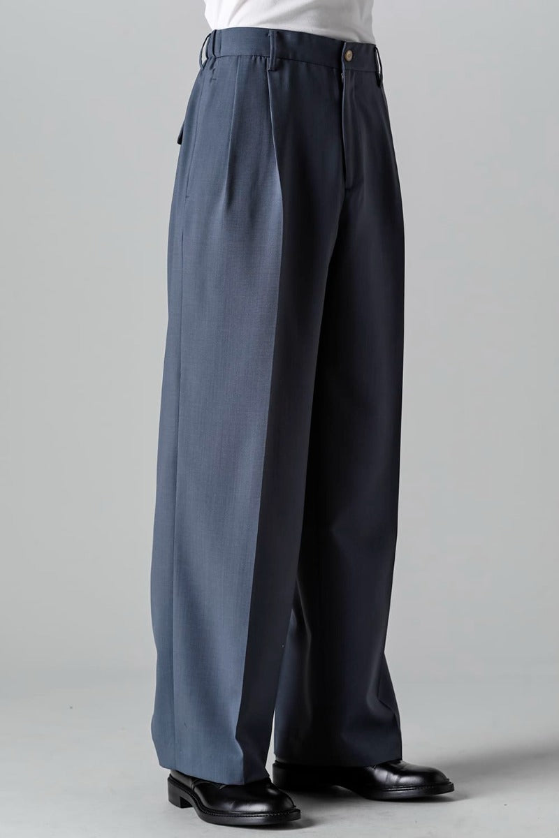 Two Tucks Wide Pants