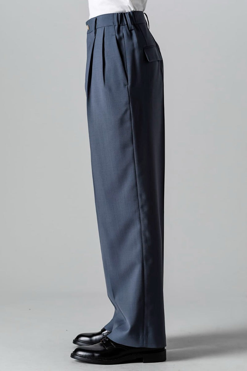 Two Tucks Wide Pants