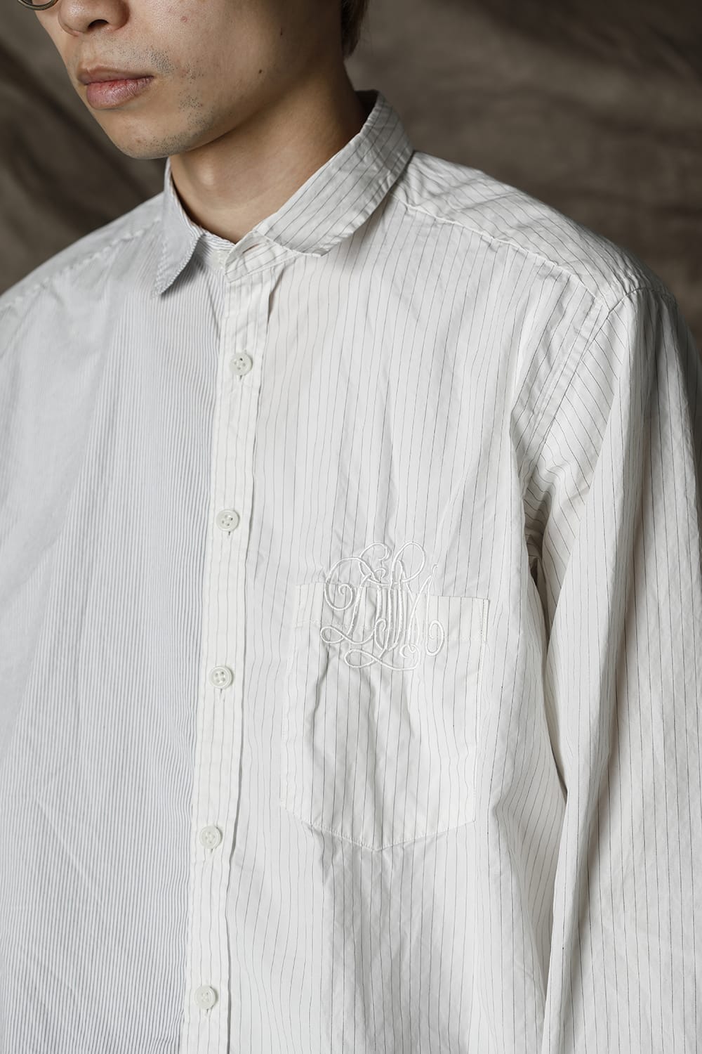 Stripe Paneled Shirts