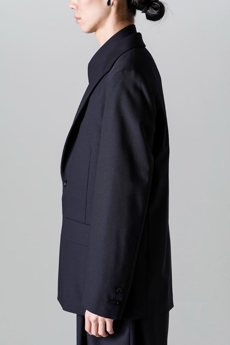 Modified Shawl Collar Jacket (cool wool)