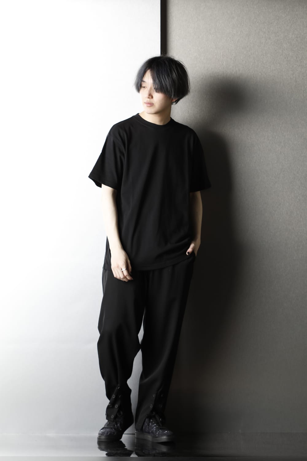 New Era × Yohji Yamamoto Back print NO FUTURE Short sleeve T-shirt