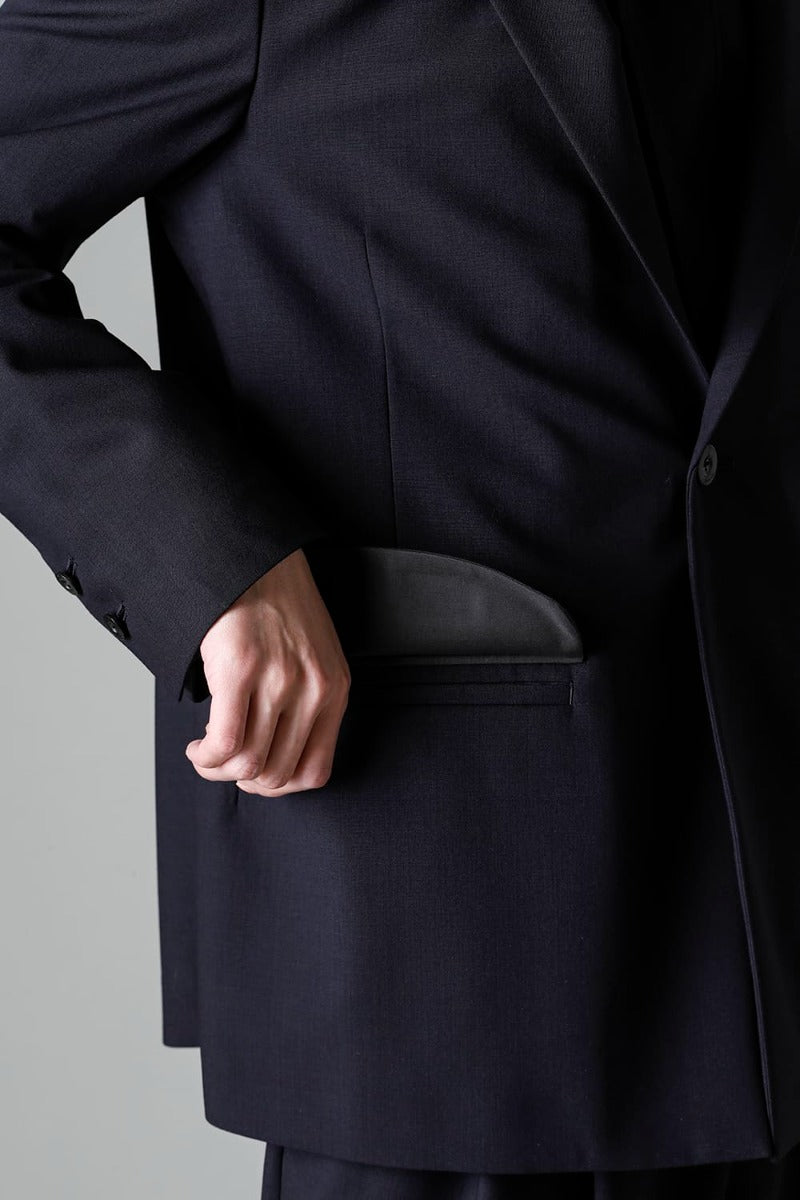 Modified Shawl Collar Jacket (cool wool)