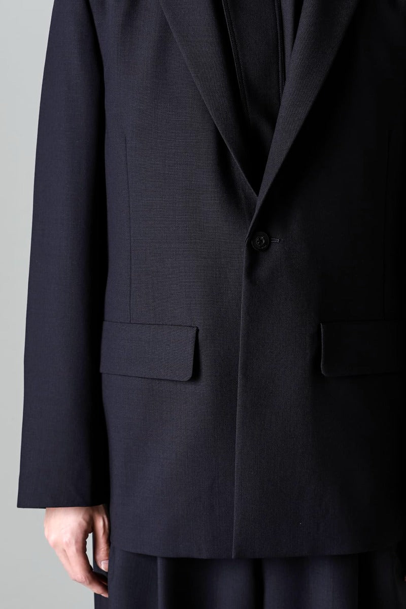 Modified Shawl Collar Jacket (cool wool)
