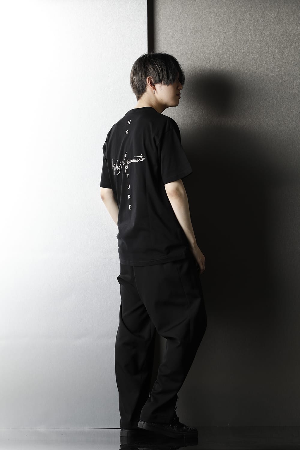 New Era × Yohji Yamamoto Back print NO FUTURE Short sleeve T-shirt