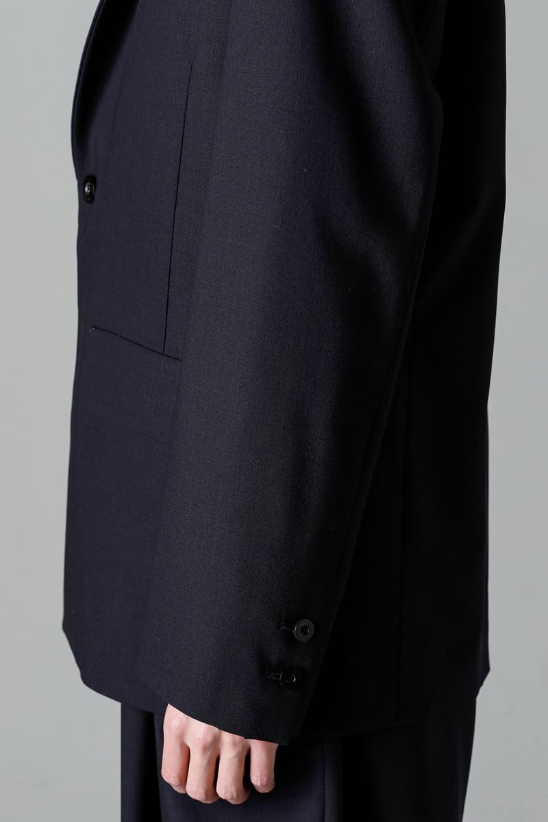 Modified Shawl Collar Jacket (cool wool)