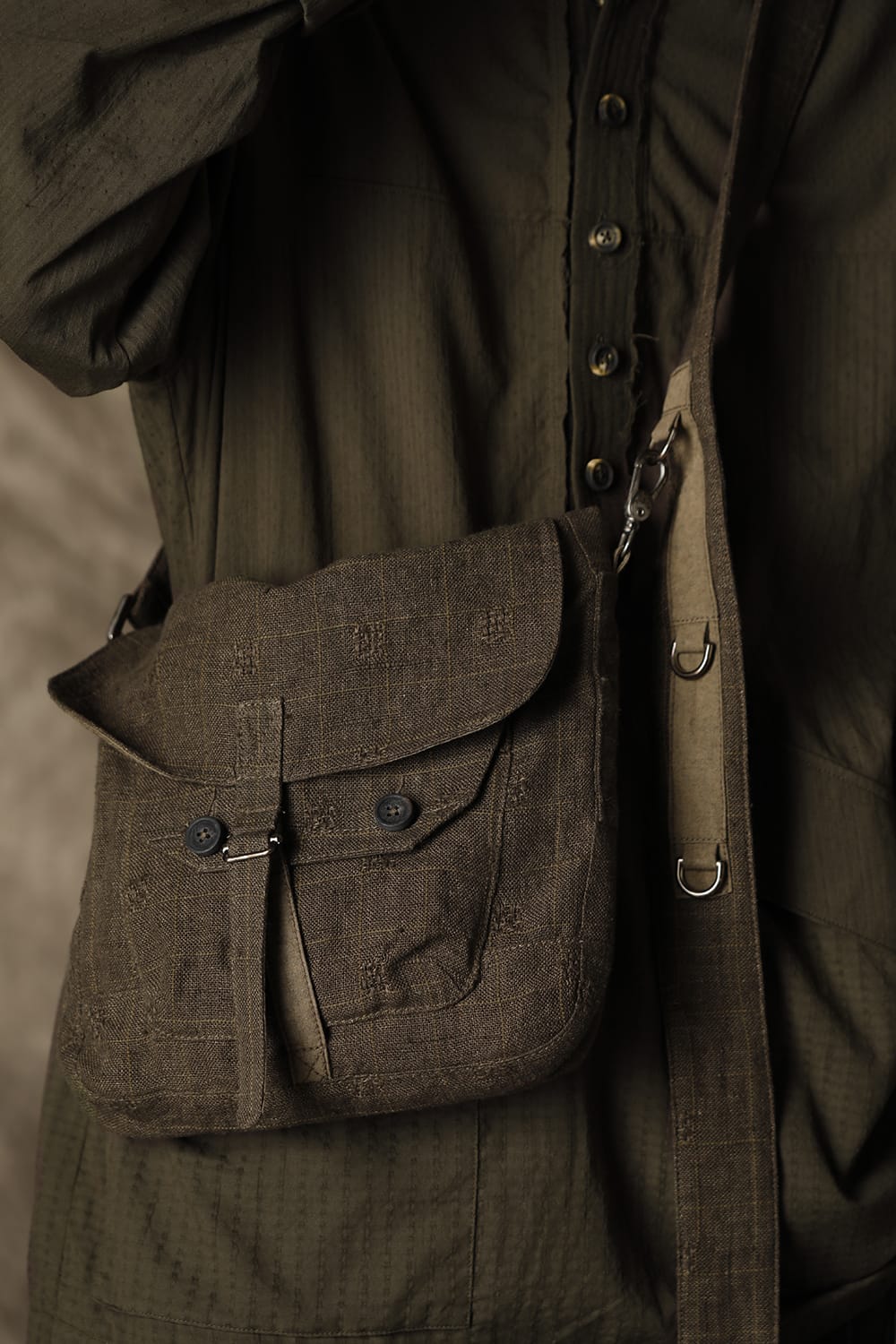 メディックバッグ リネンコットンノマドチェック