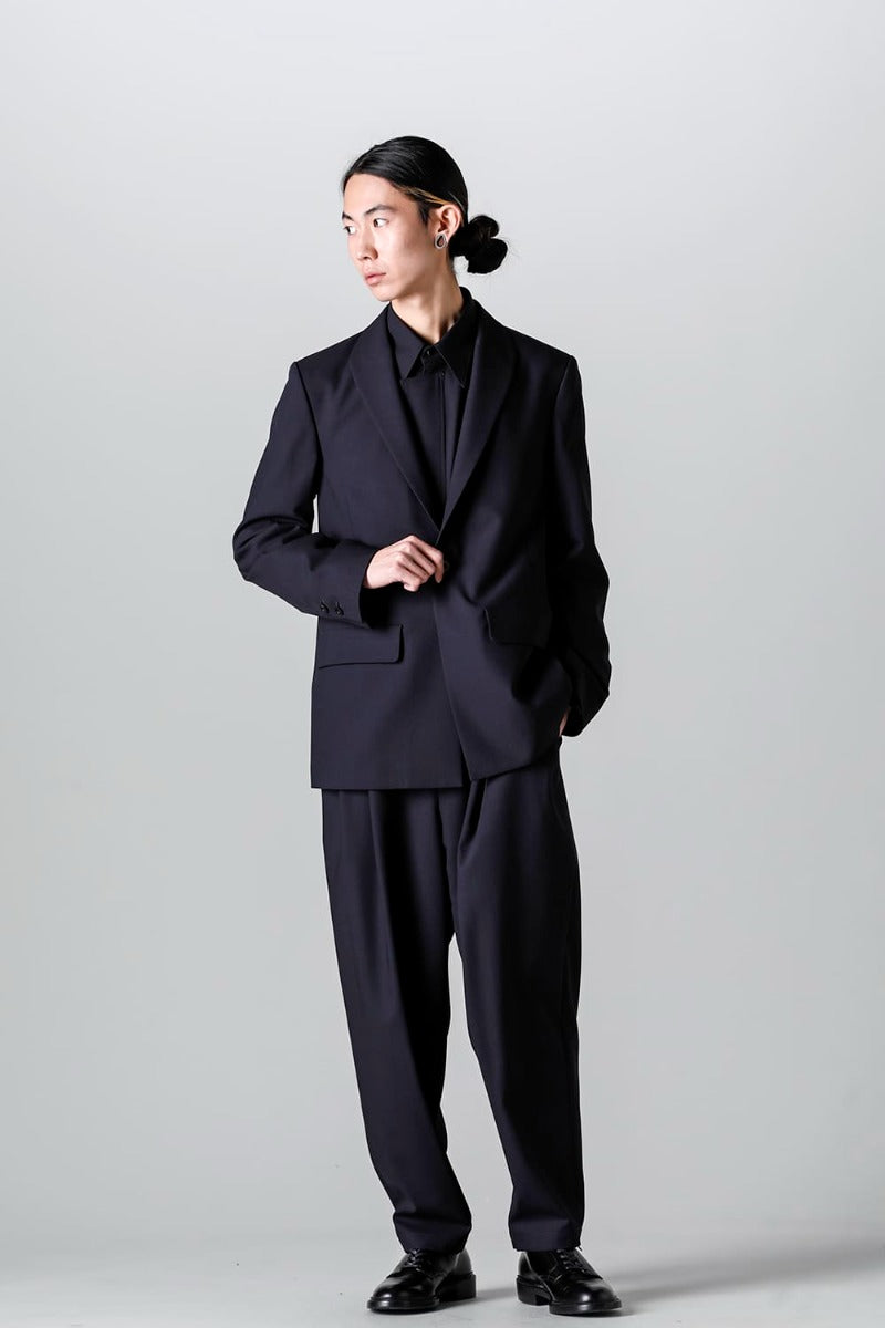 Modified Shawl Collar Jacket (cool wool)