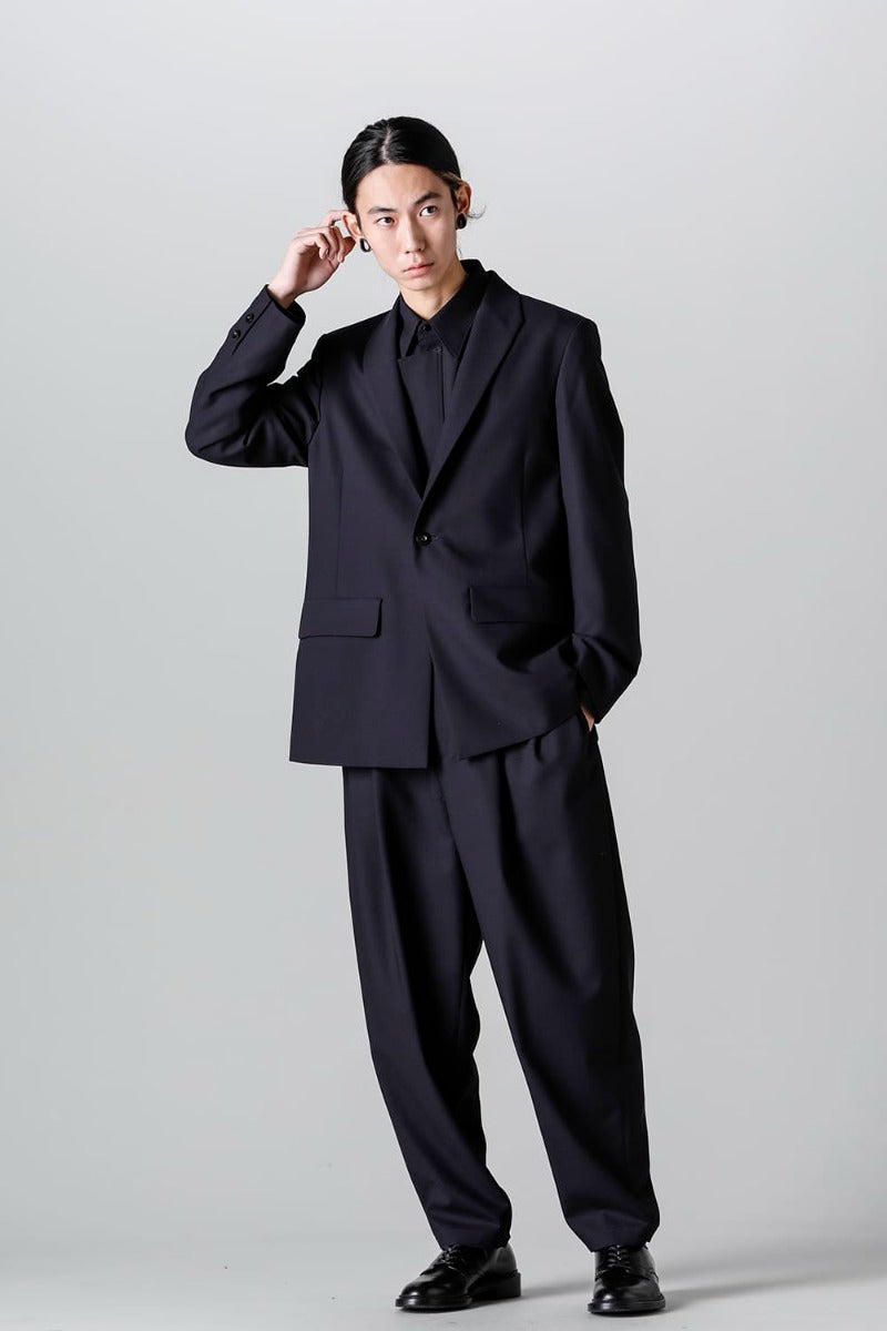 Modified Shawl Collar Jacket (cool wool)