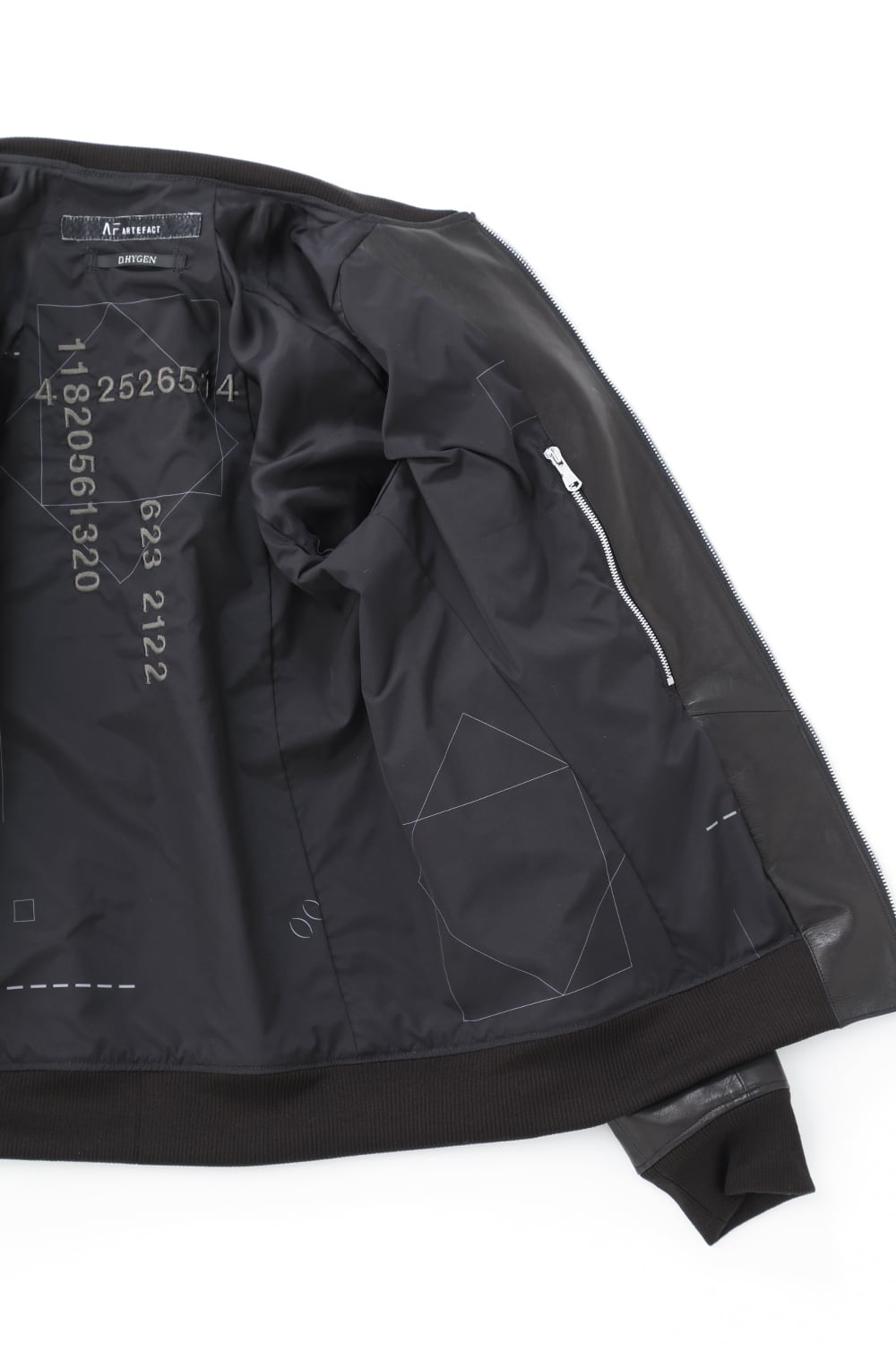 D.HYGEN×ARTEFACT Collaboration Item- Horse Leather Bomber JKT
