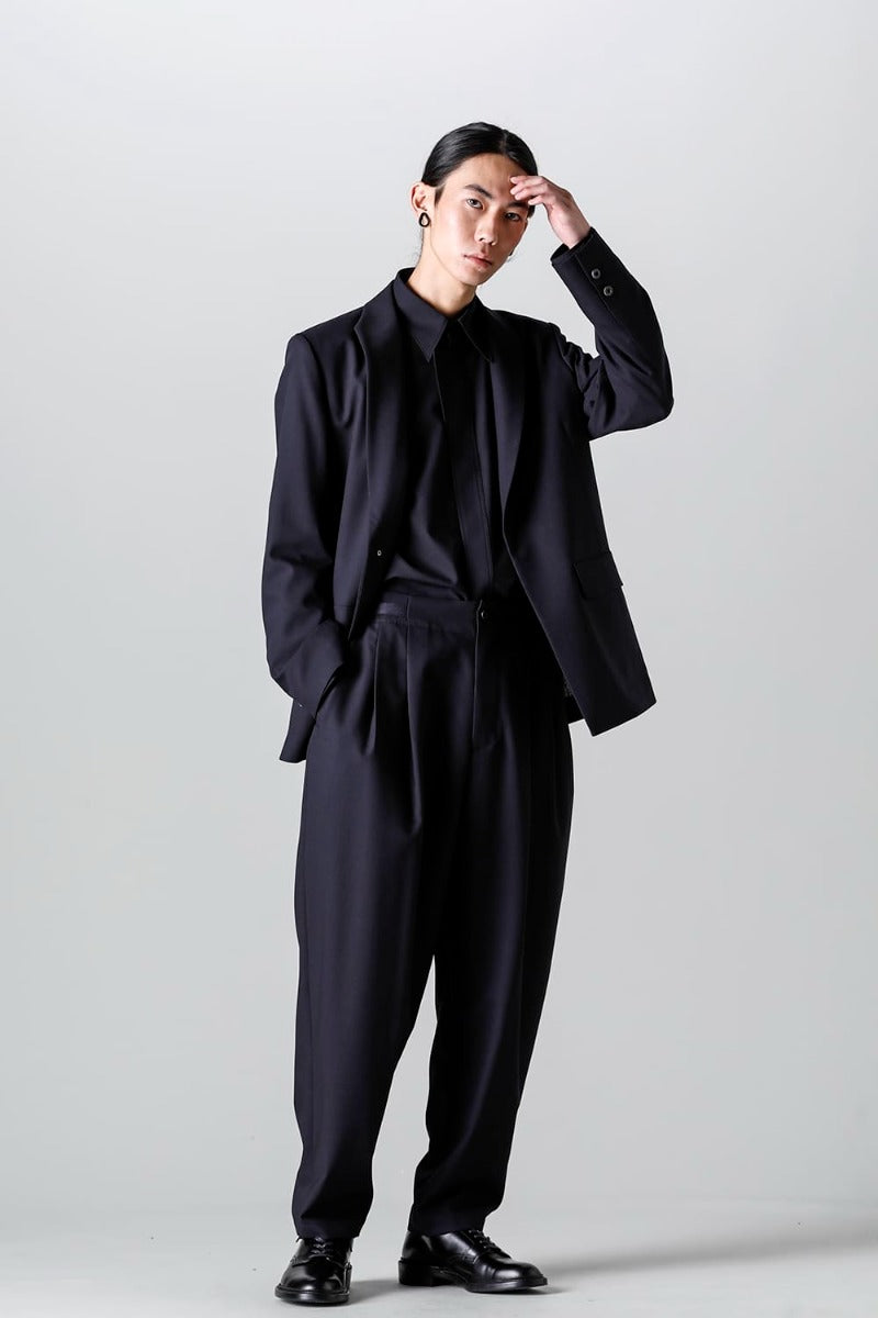 Modified Shawl Collar Jacket (cool wool)