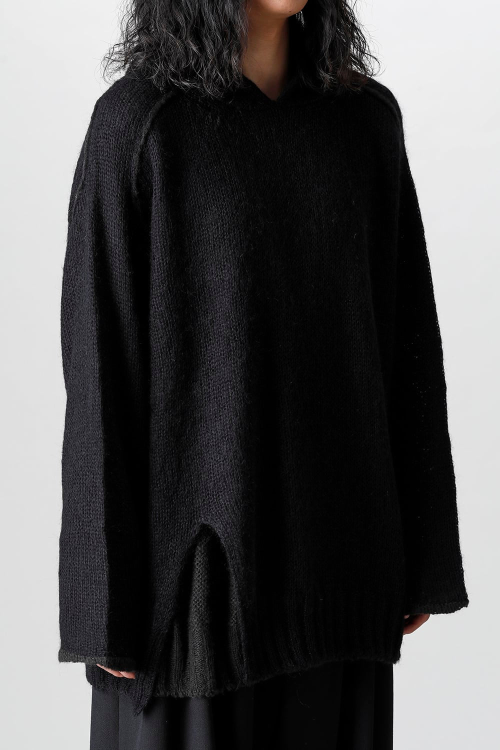 リバーシブル ラグランフーディ