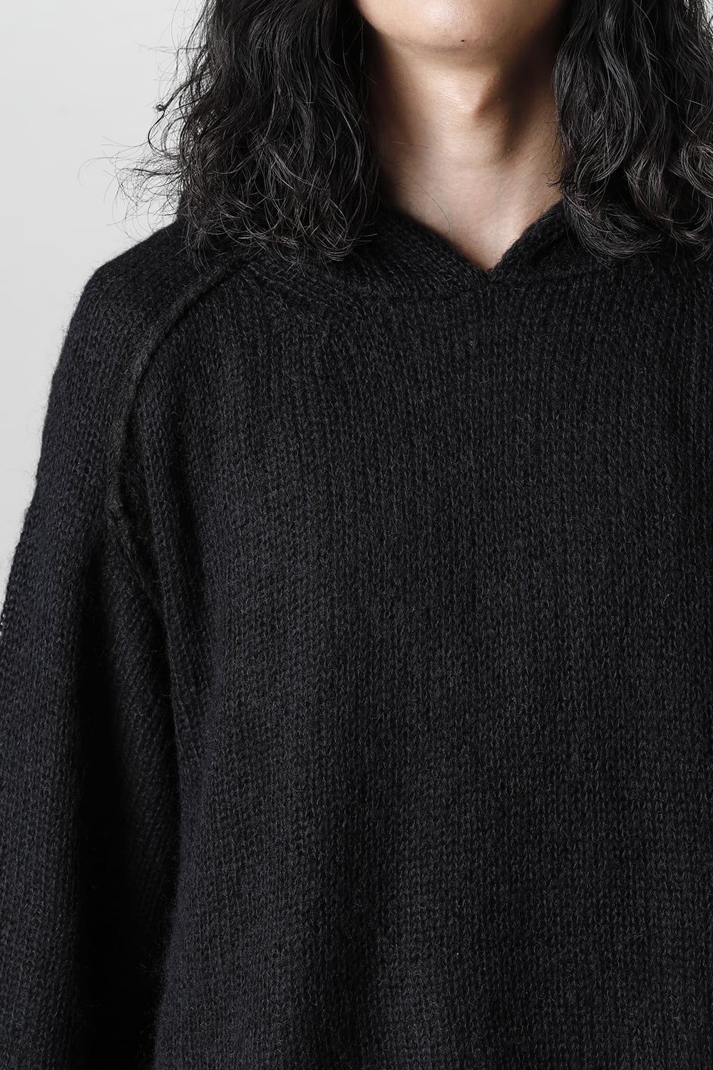 リバーシブル ラグランフーディ