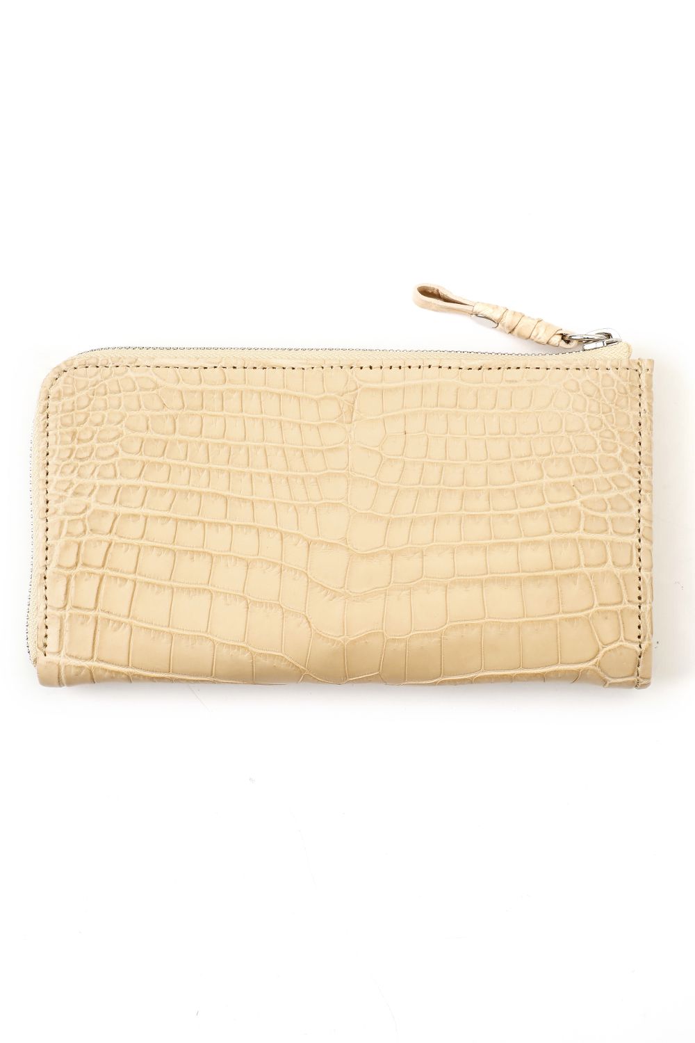 Tower Wallet Cow Crocodile Natural