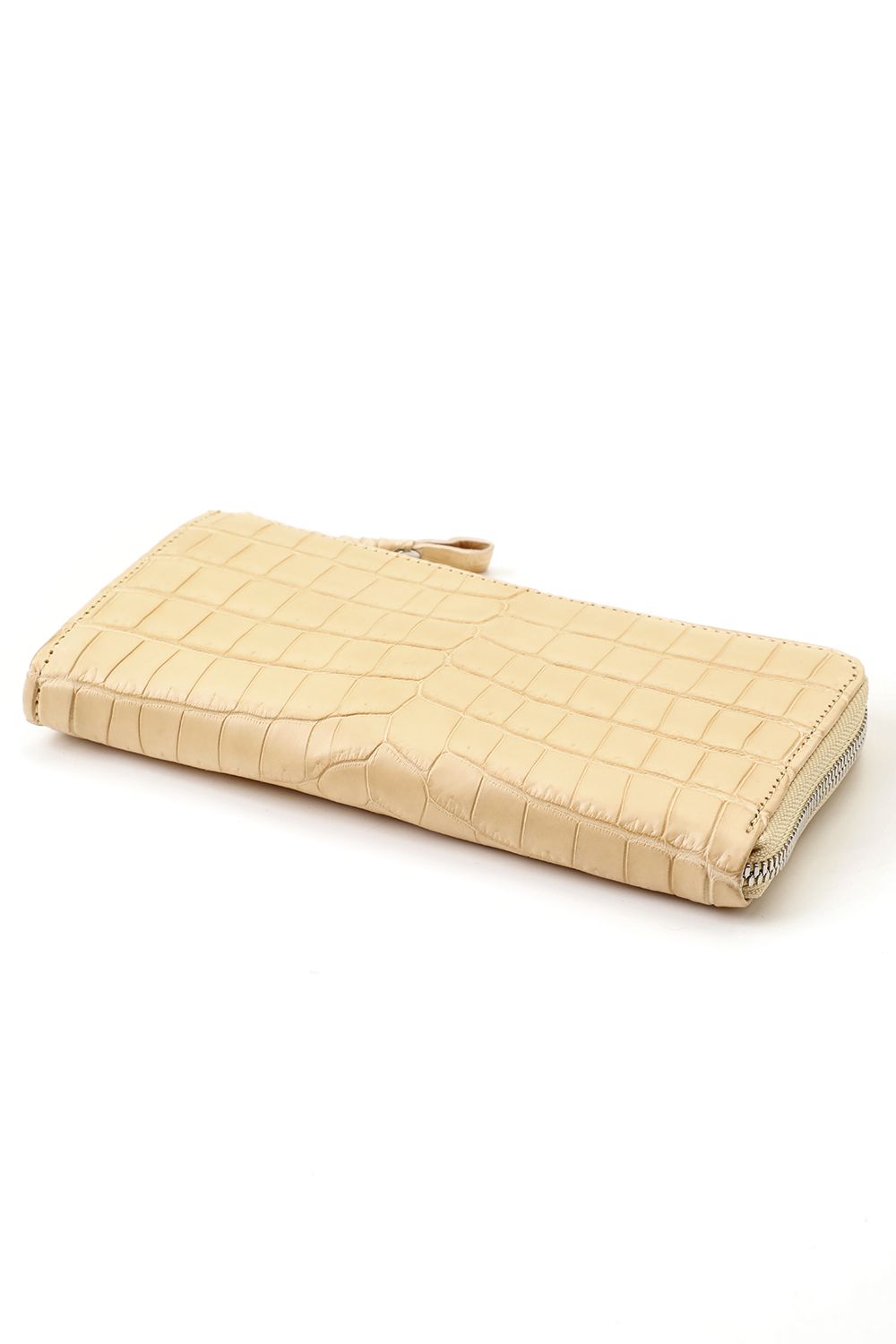 Tower Wallet Cow Crocodile Natural