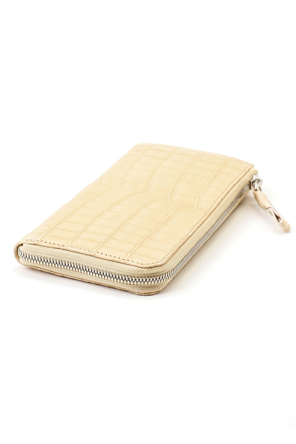 Tower Wallet Cow Crocodile Natural