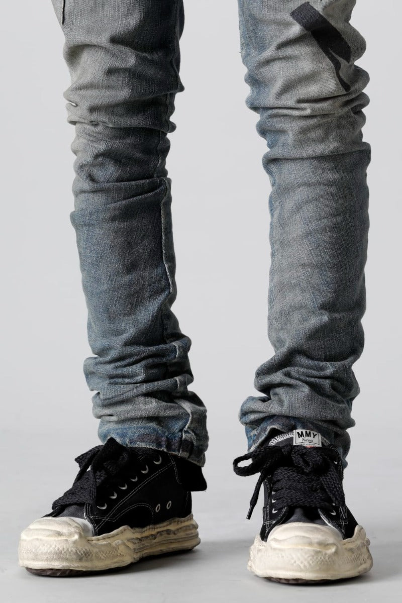 HANK low - original sole mix material Low-Top sneakers Black