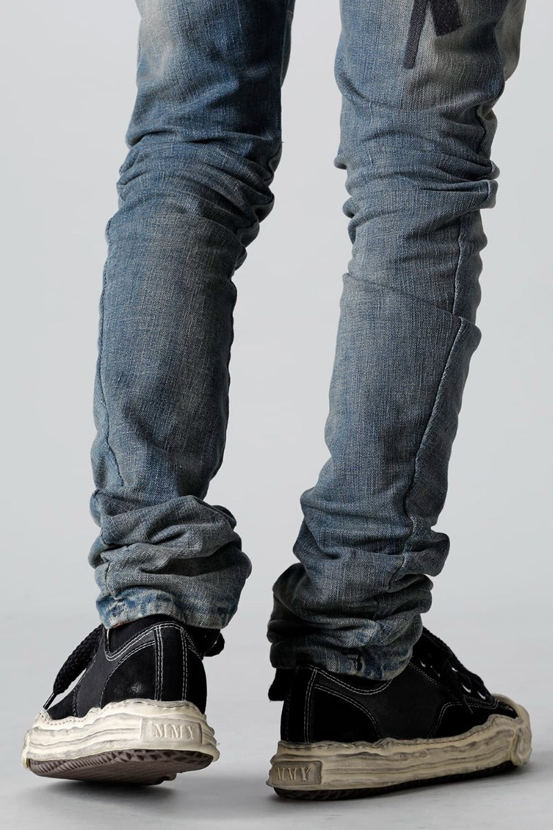 HANK low - original sole mix material Low-Top sneakers Black