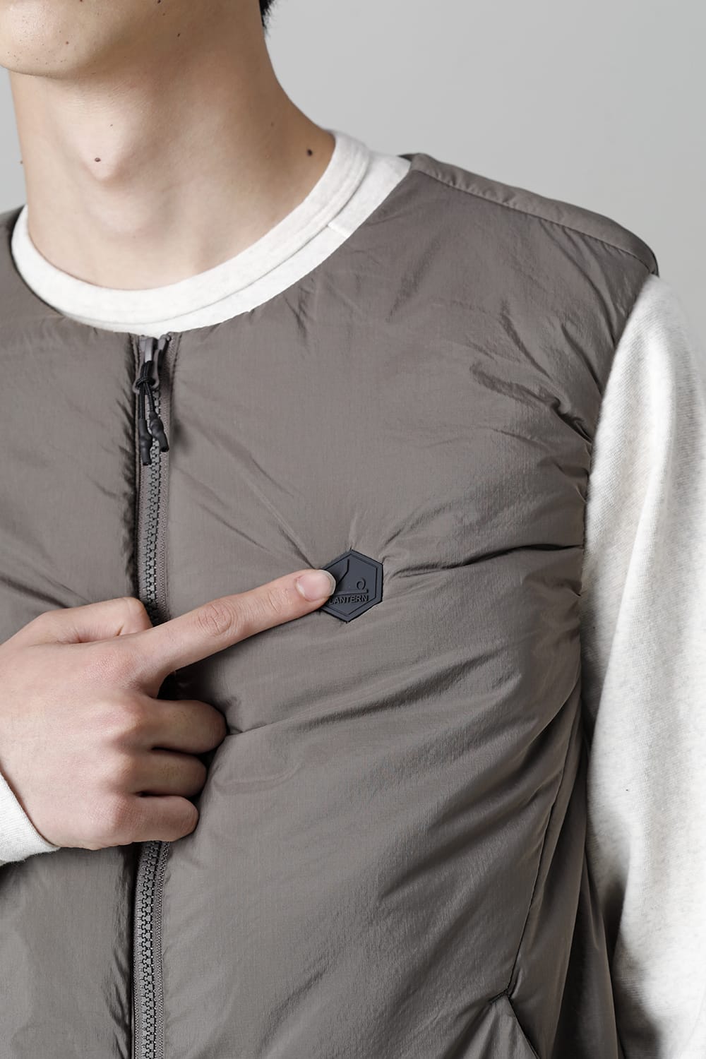 Heating Inner Vest Brown