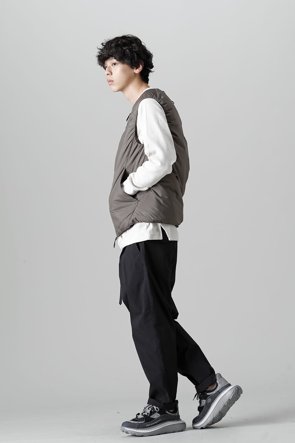 Heating Inner Vest Brown