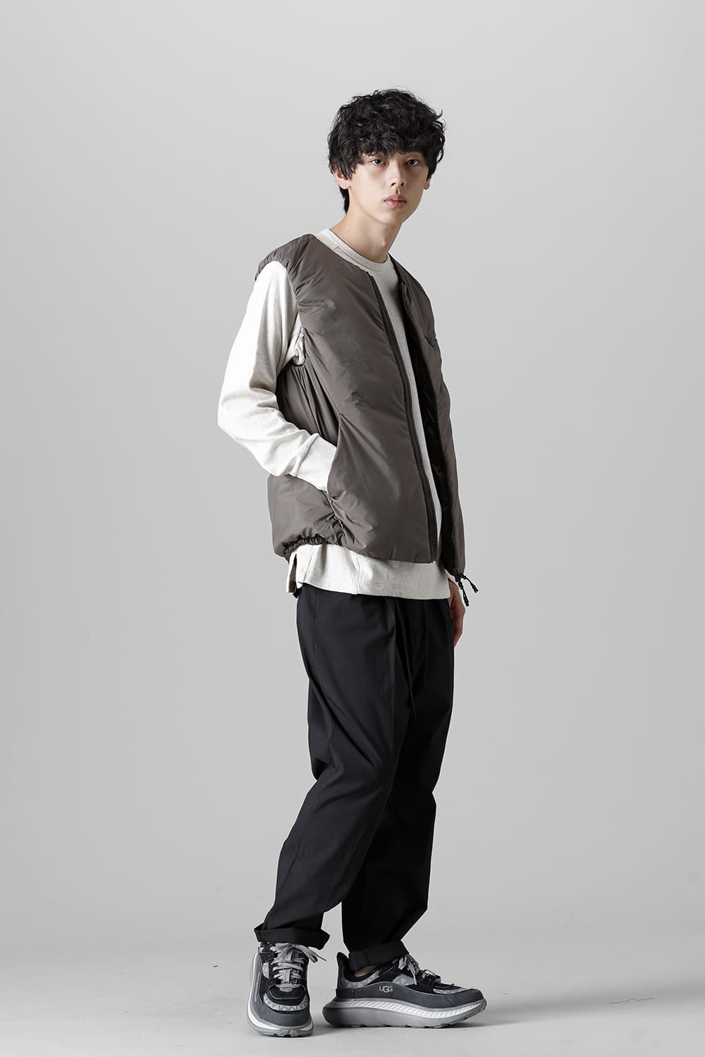 Heating Inner Vest Brown