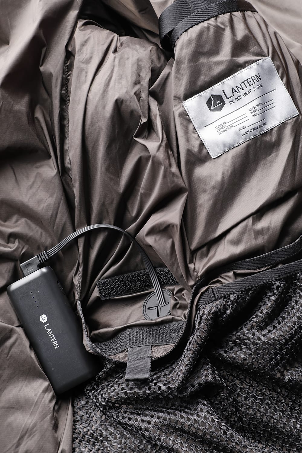 Heating Blouson Brown