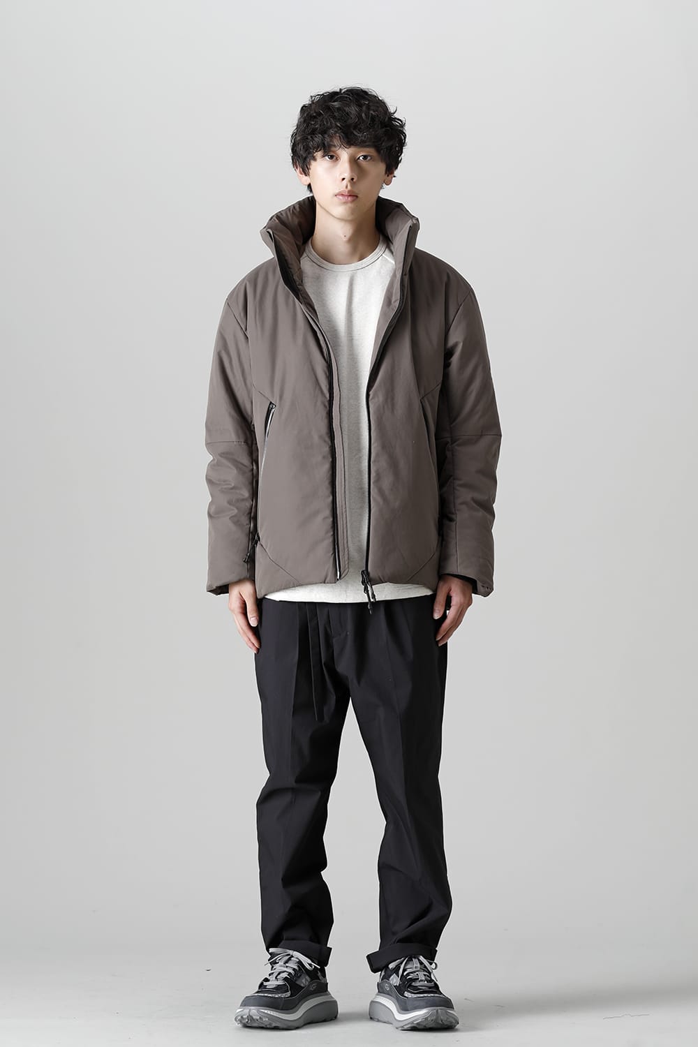 Heating Blouson Brown