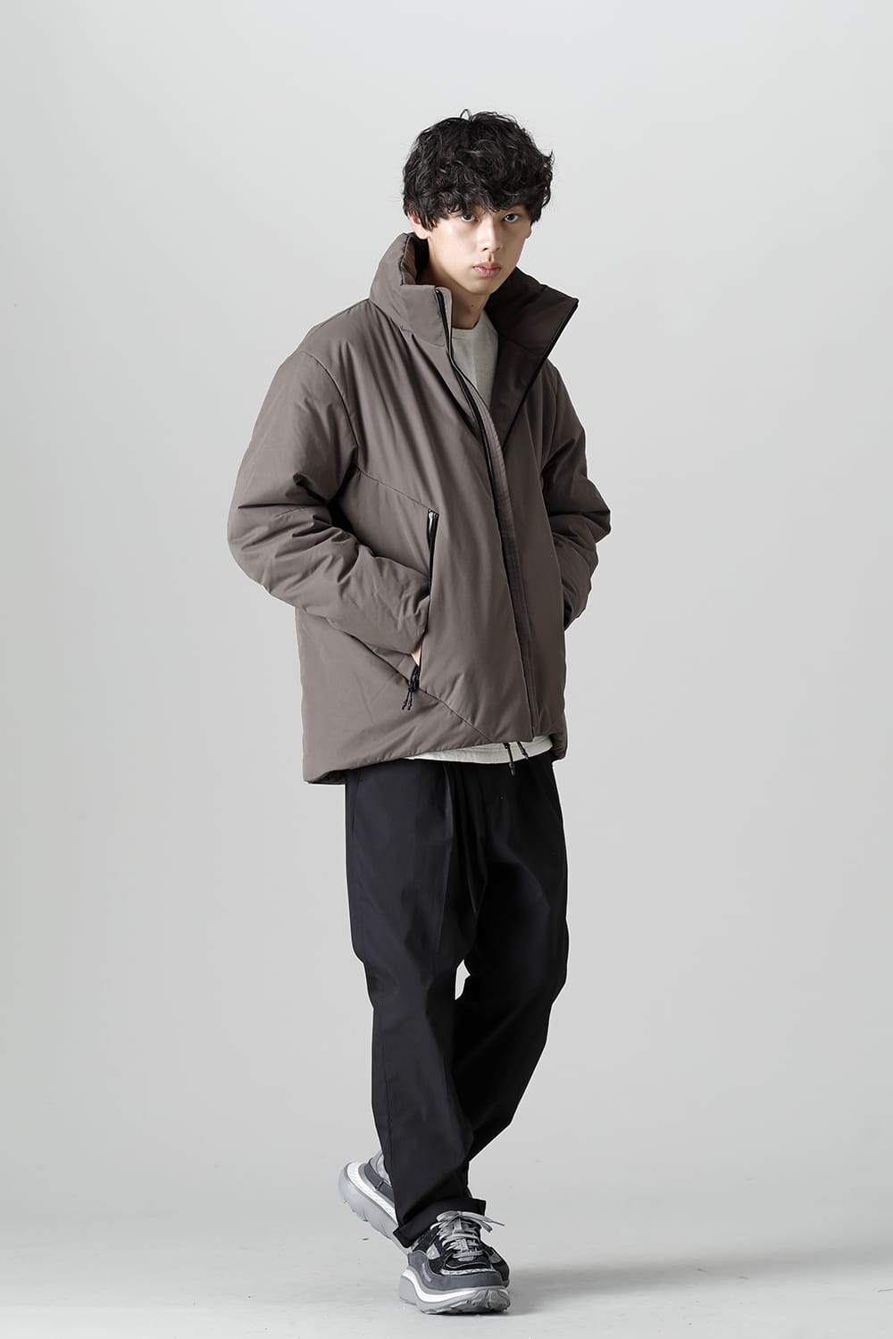 Heating Blouson Brown
