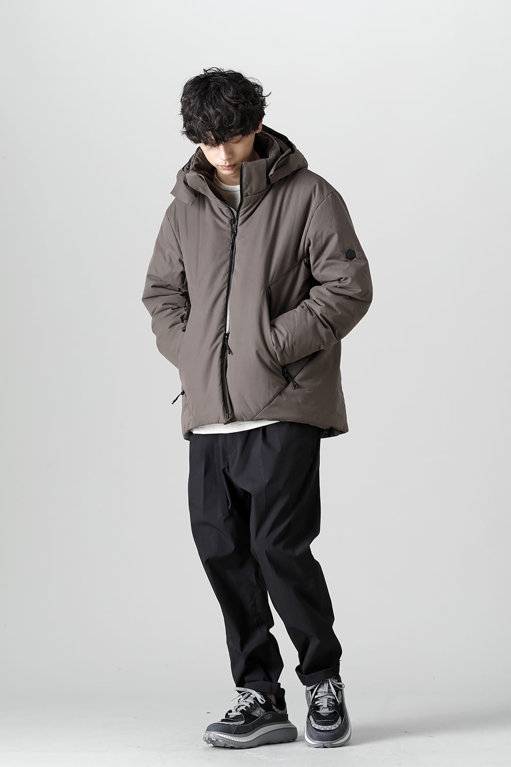 Heating Blouson Brown