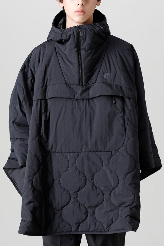 Heating Poncho Black