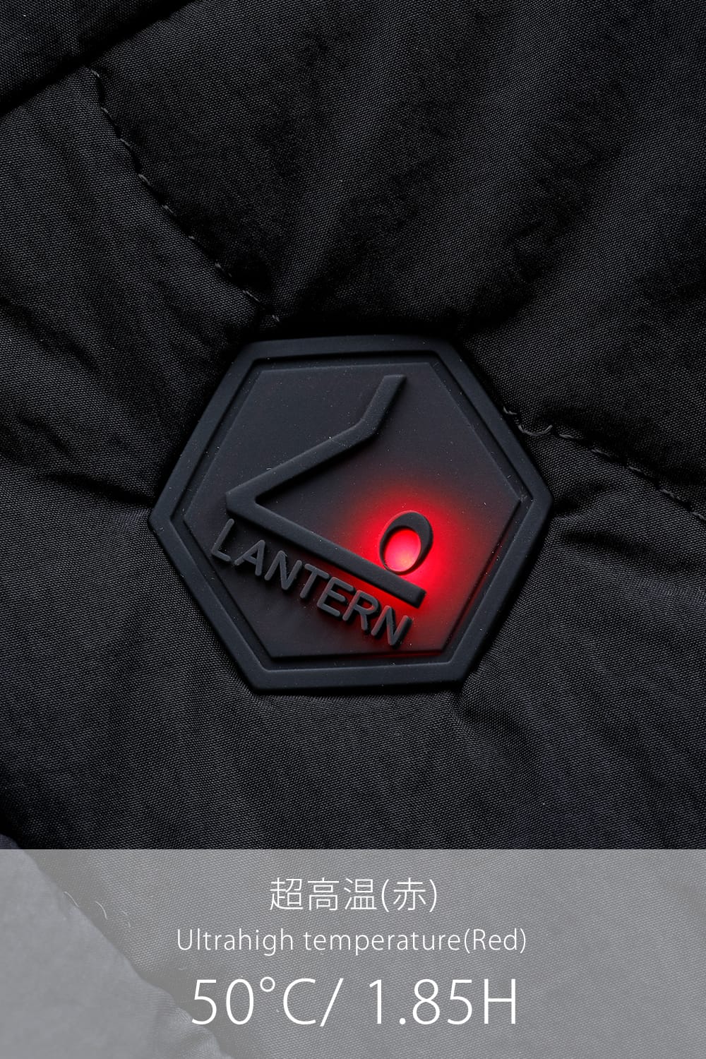 Heating Poncho Black