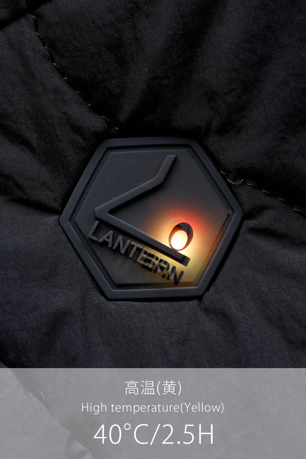 Heating Poncho Black