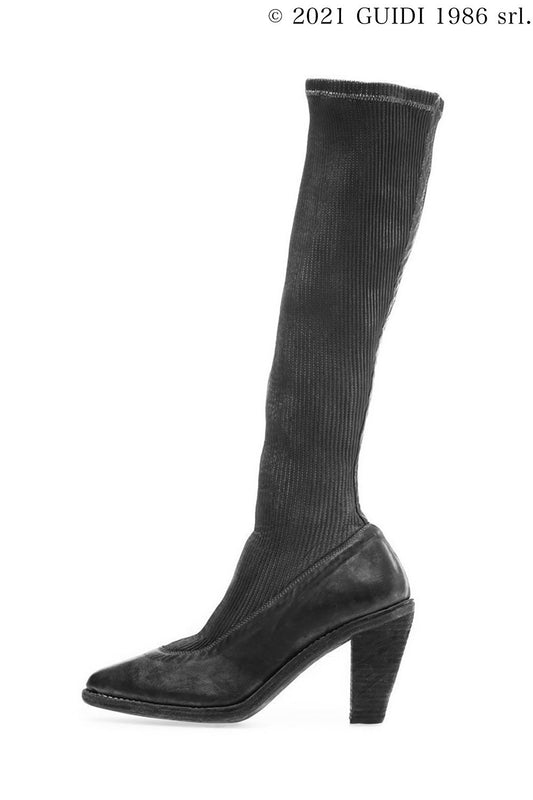 MN10E - Leather Gaiter Knee-High Boots
