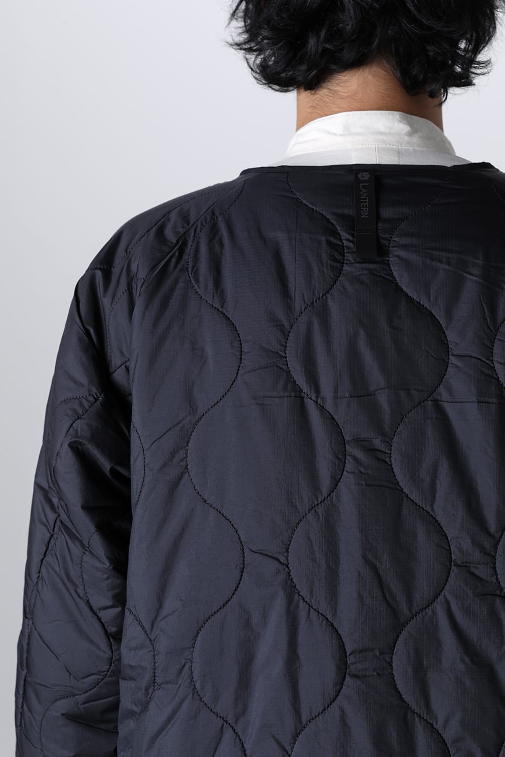 Heating Inner Quilt Blouson Black