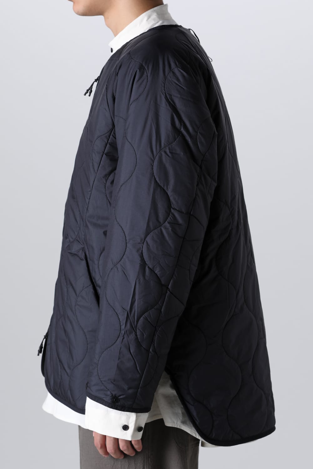 Heating Inner Quilt Blouson Black