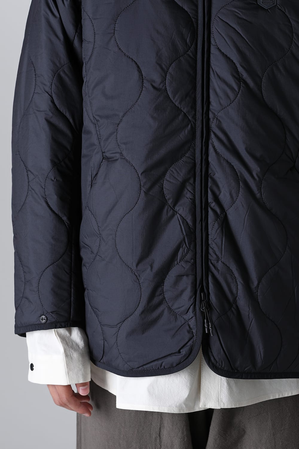 Heating Inner Quilt Blouson Black