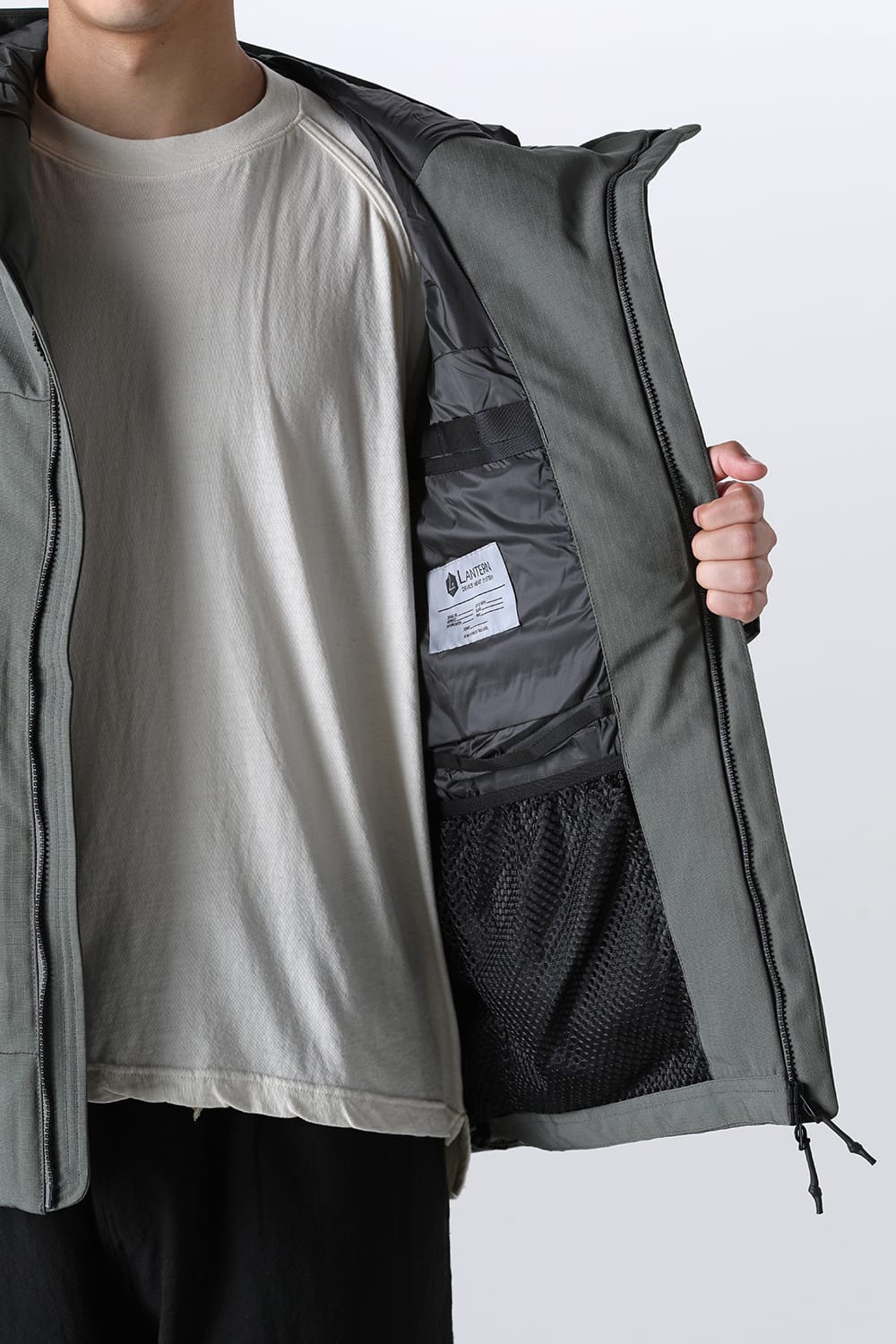 Heating Hooded Blouson Foliage