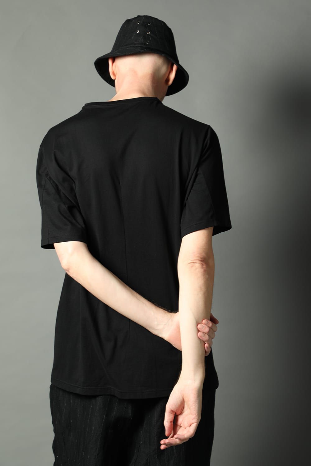 Short sleeve egyptian cotton jersey ( SUVIN )  Black