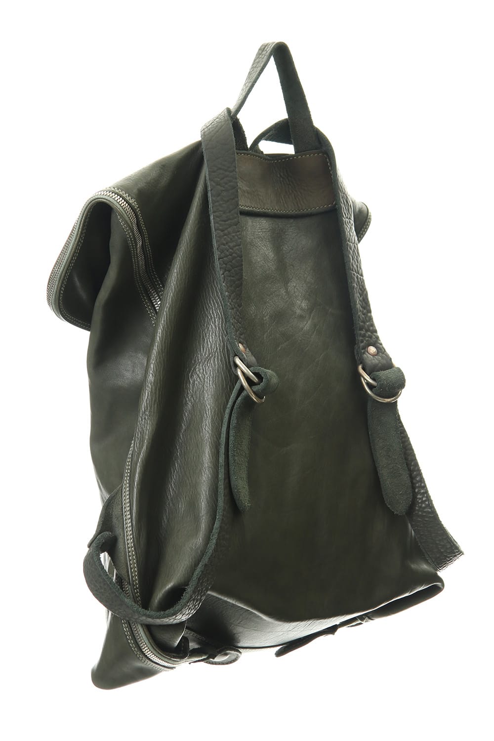 Large Belted Backpack Soft Horse Full Grain Leather CV31T