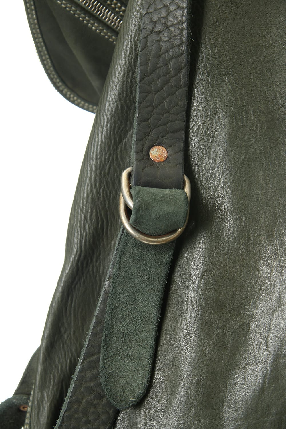 Large Belted Backpack Soft Horse Full Grain Leather CV31T