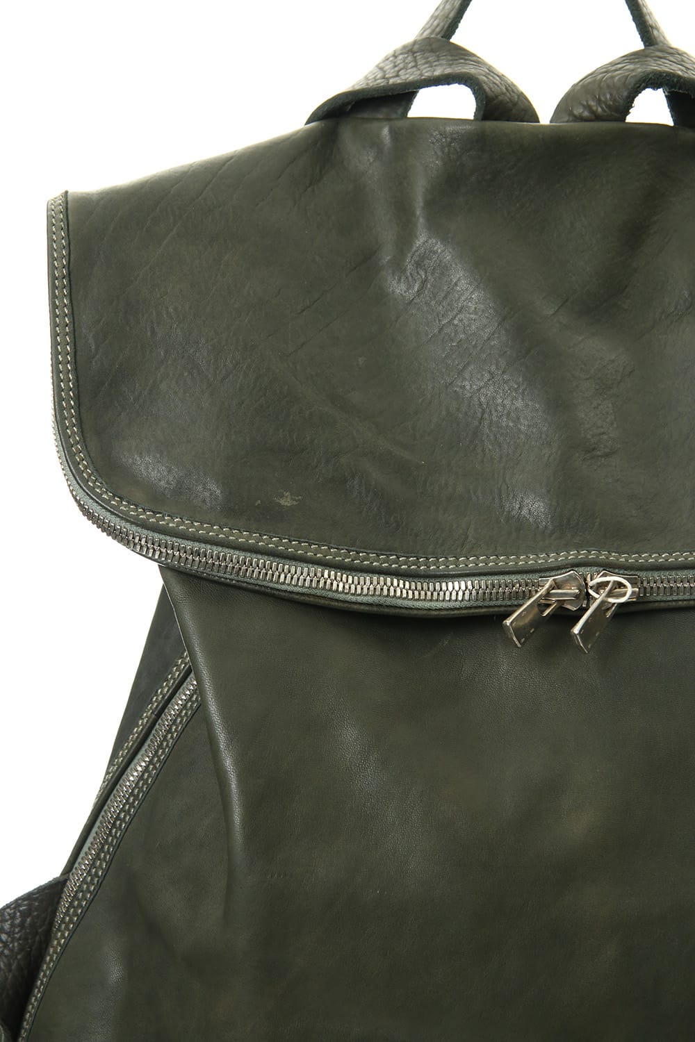 Large Belted Backpack Soft Horse Full Grain Leather CV31T