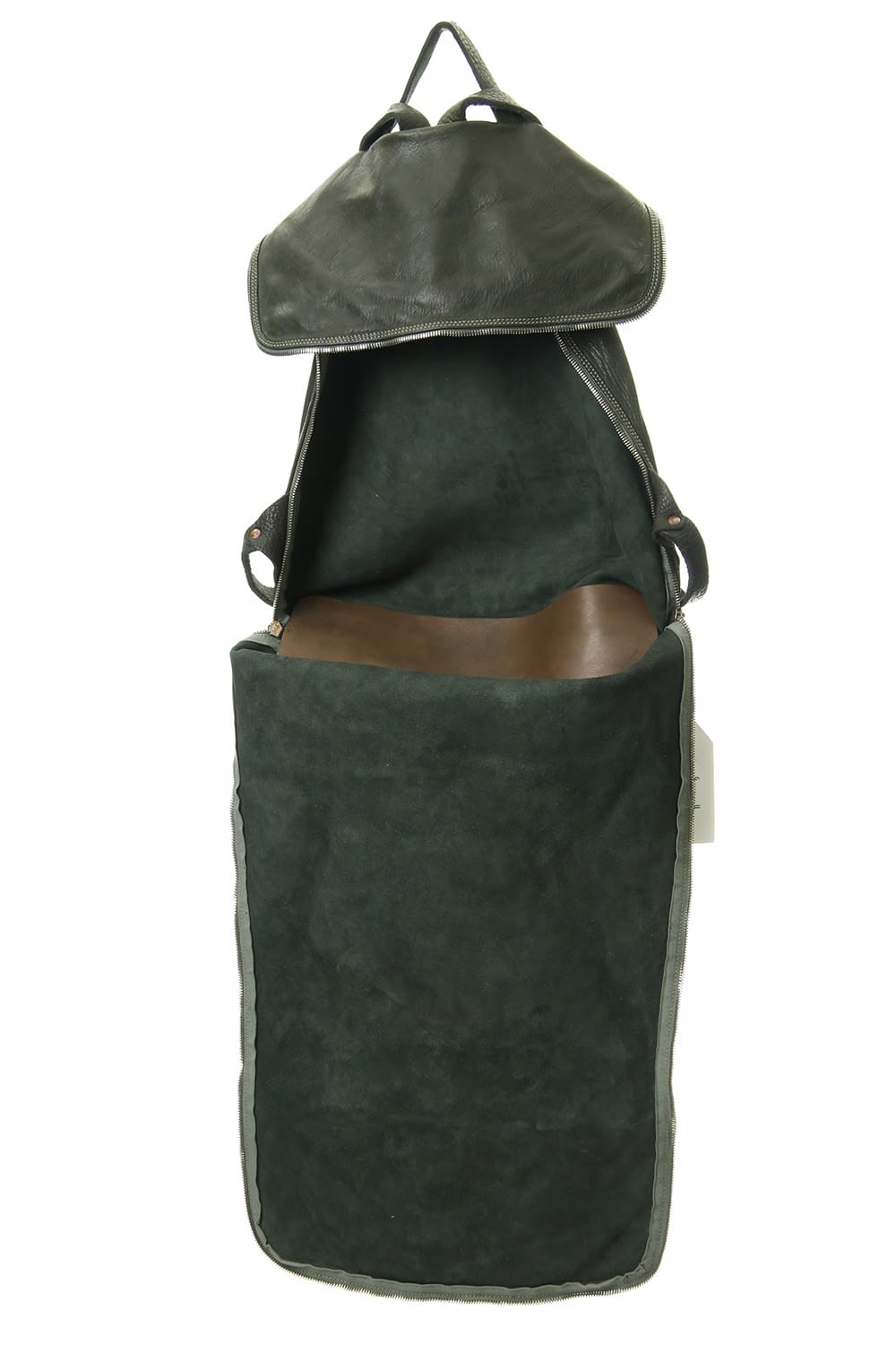 Large Belted Backpack Soft Horse Full Grain Leather CV31T