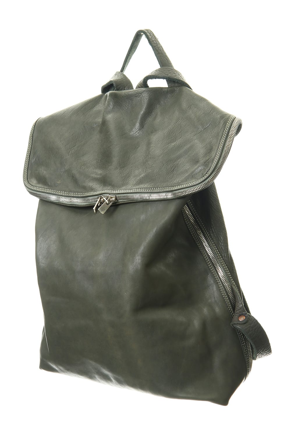 Large Belted Backpack Soft Horse Full Grain Leather CV31T