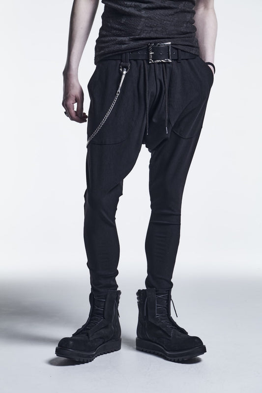 Saruel Pants Black/Black Print