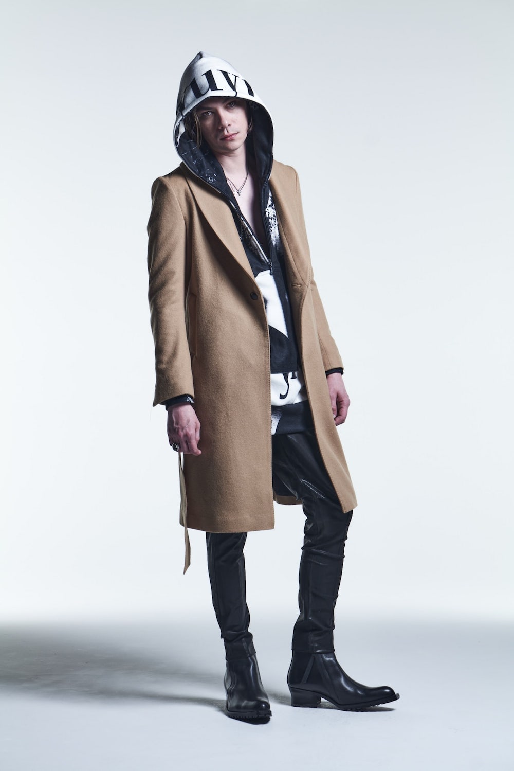 Shawl Collar Coat Camel
