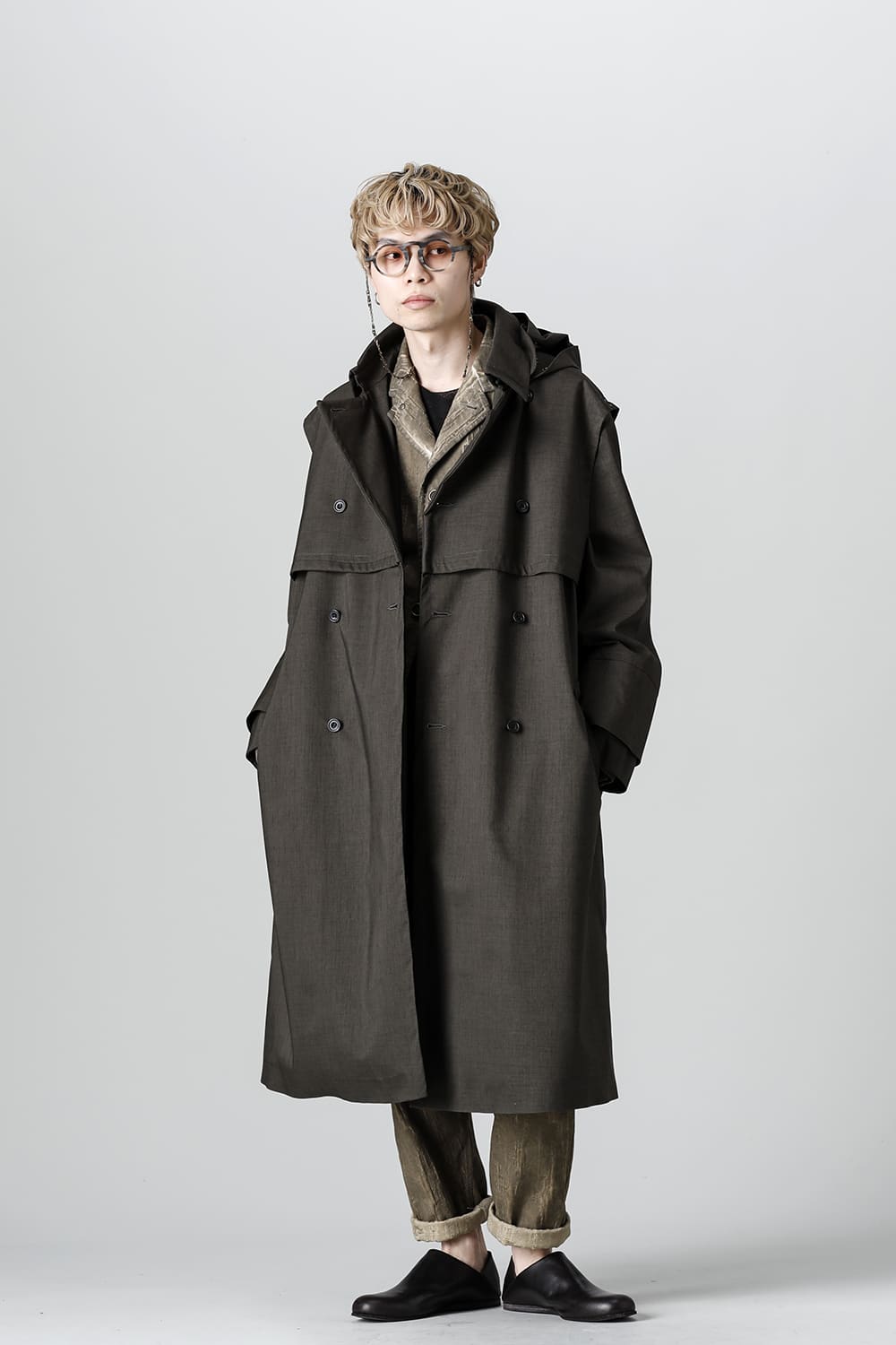 メイフェア オム ミックスド アーミー グリーン